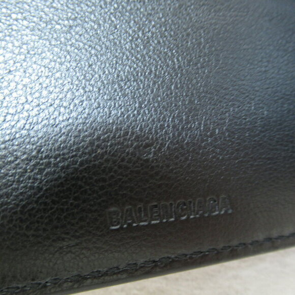 Balenciaga leather bi fold wallet black - Picture 5 of 6